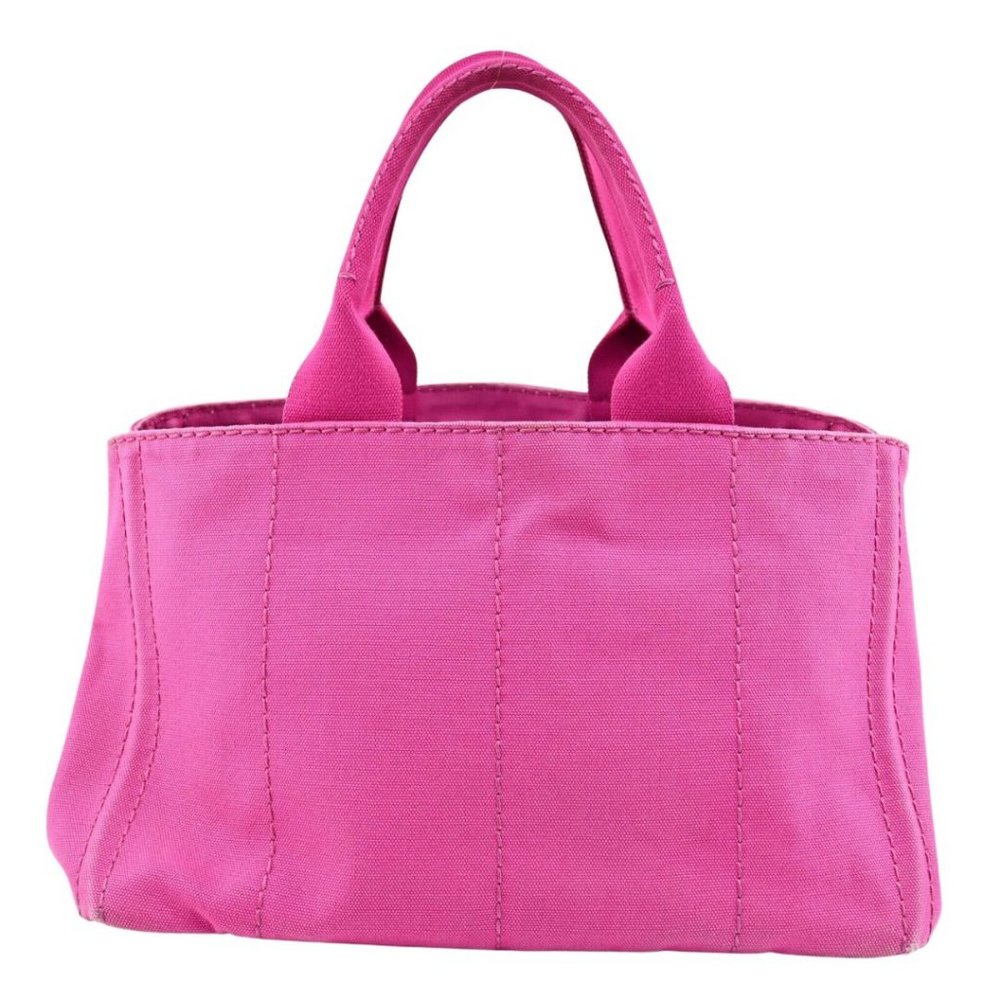 Auth Prada Canapa Hand Bag Pink Canvas #36583P34B - Picture 2 of 12